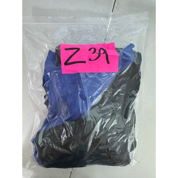 Vintage 80s Glam Cocktail Prom Dress Womens Small Black Blue Short Bow Ruffle - Picture 12 of 12